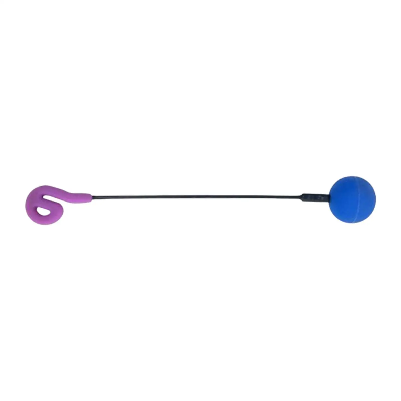 Friction Gong Mallet with Rubber Ball Head 27cm Whale Sounds Egong Wand Gong Resonant Mallet for Meditation Large Gong Produces