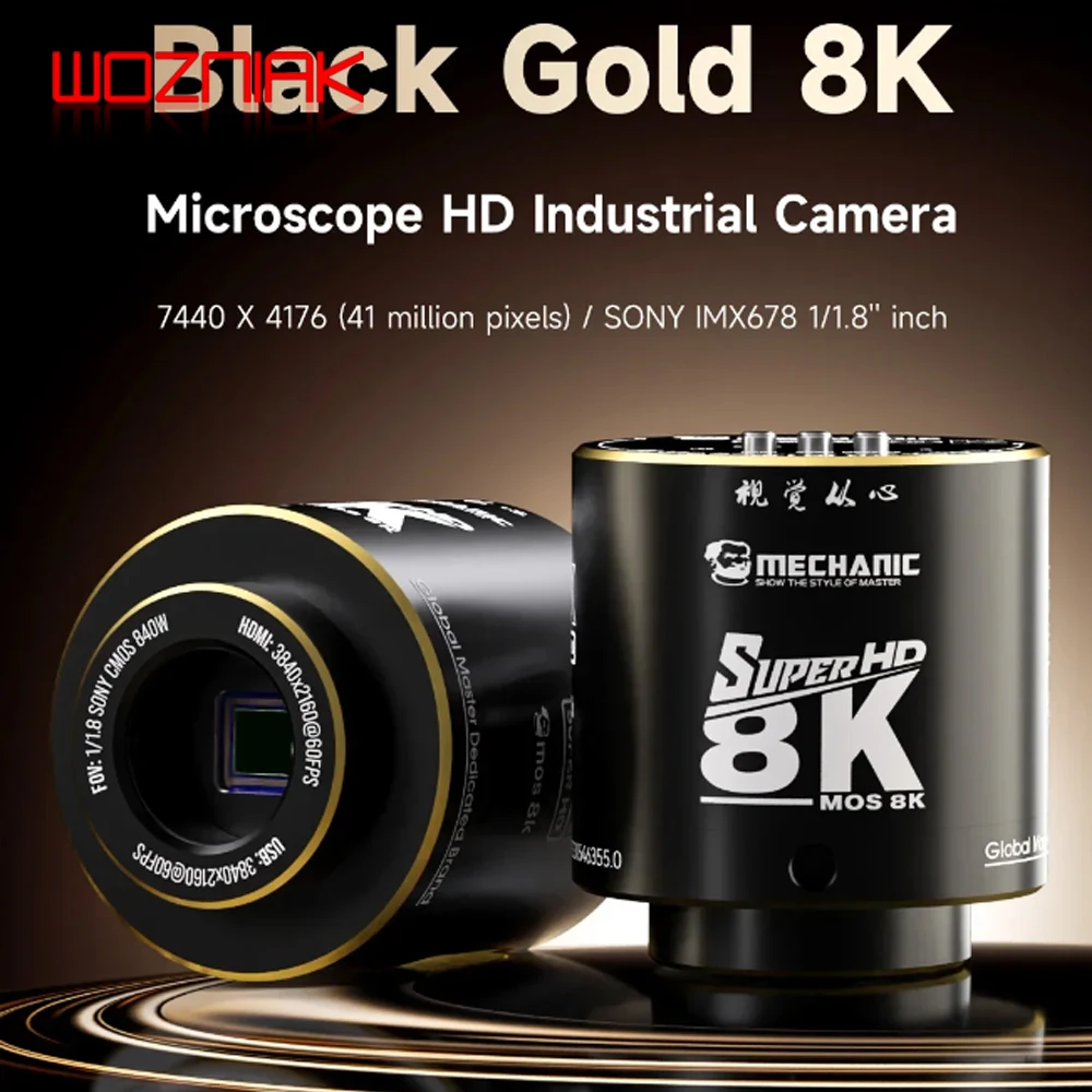 MECHANIC MOS 8K IMX678 Sony Sensor HD Industrial Microscope Camera