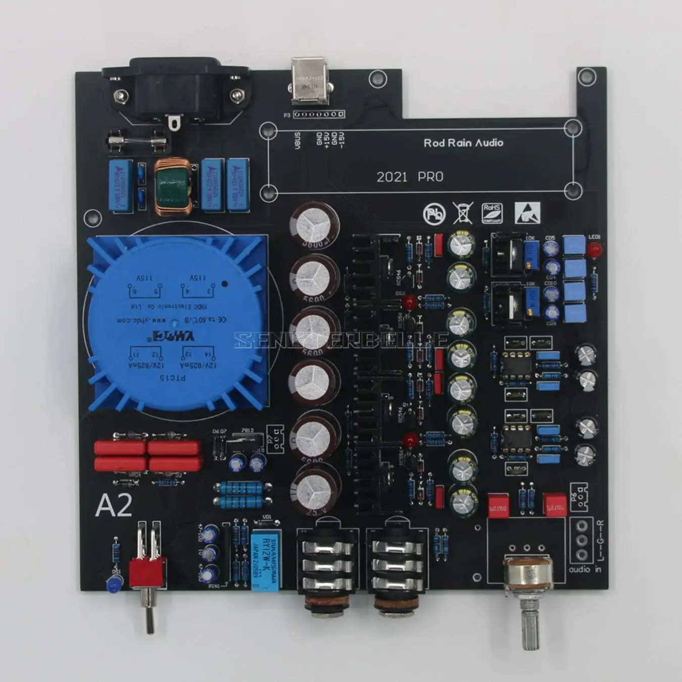 New HiFi Headphone Amplifier DIY Kit  Stereo Home Audio Amplifier Reference Beyerdynamic A2