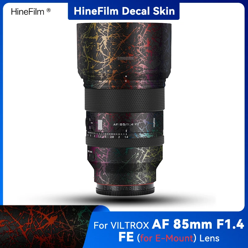 

Hinefilm Skin for Viltrox AF85 F1. 4 Pro FE mount Lens Decal Skin for Viltrox AF 85mm F1.4 Pro Lens Sticker 85 1.4 Wrap Cover