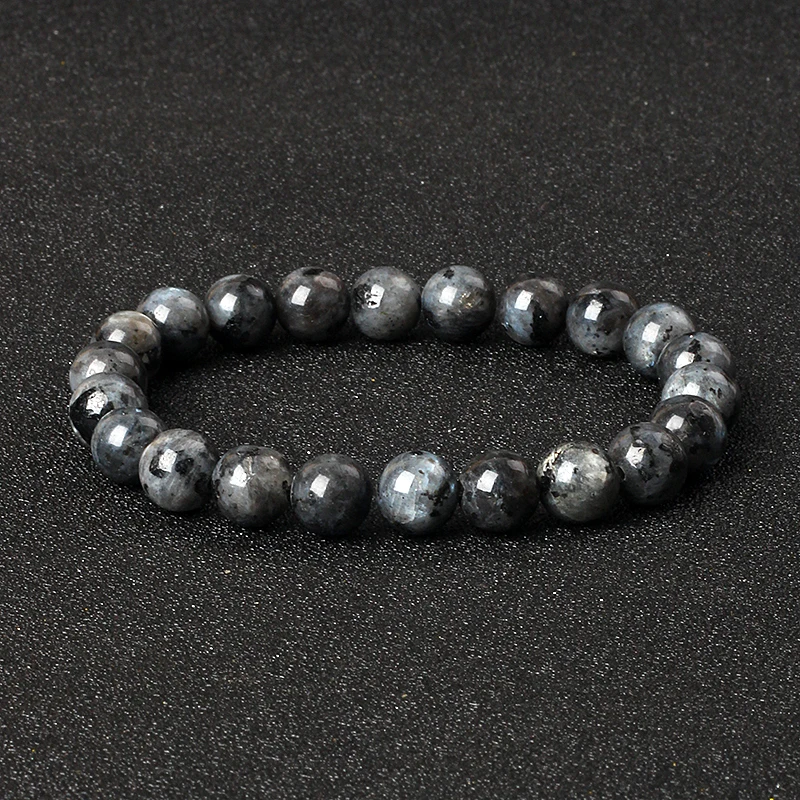 5A Original Flash Labradorite Bracelets for Women Reiki Blue Light Moonstone Beaded Bracelets Nature Semi-precious Stone Jewelry - Image 5