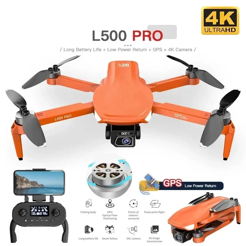 L500 PRO Drone Battery 7.4V 2200mAh Battery/Propeller For L500 PRO RC Drone Accessories L500PRO Dron Battery Toys 6