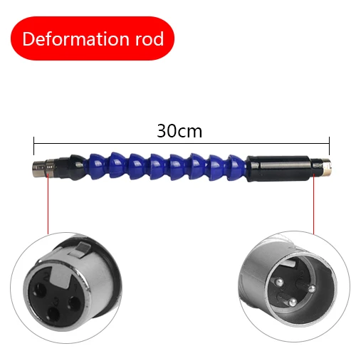 Zubehör für Linearantriebe: M6/M8 3XLR Verlängerungsstange, Saugnapfadapter, Getränkehalter-Endstücke