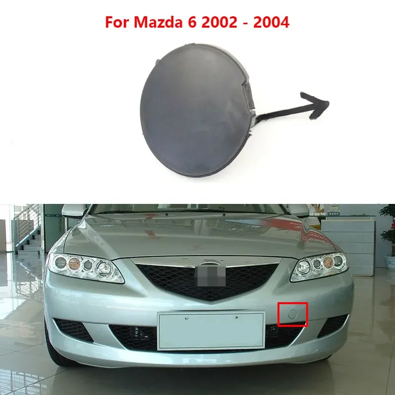 For Mazda 6 Mazda6 2002 2003 2004 Front Bumper Trailer Cover Tow Hook Fauling Eye Cap Unpainted GJ6A-50-A11