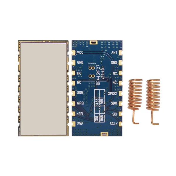 2015 2 개/몫 rf4432f27-915 mhz | 868 mhz 중간 전력 27dbm si4432 fsk 무선 프런트 엔드 트랜시버 rf 모듈