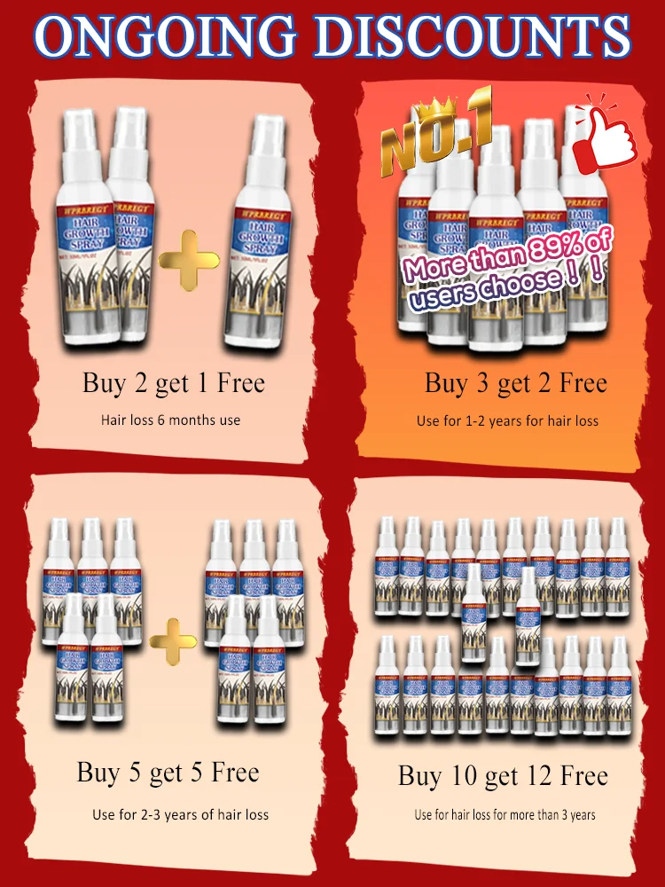 Worried about hair loss? New hair growth spray for thicker hair