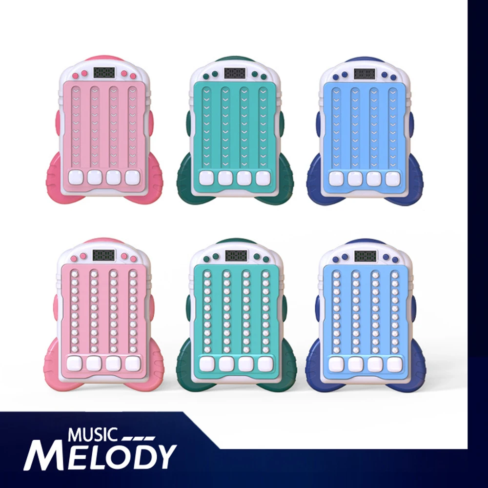 Ritmo Master Musica Velocità rivoluzionaria Push Gioco di illuminazione Educazione precoce Puzzle Decompressione Giocattolo per l'addestramento al pensiero cerebrale