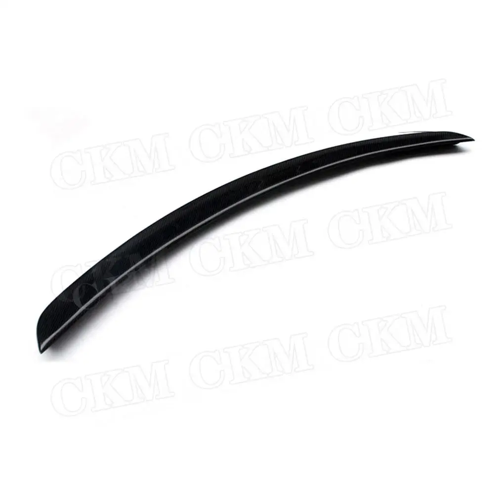 CKMUUER Carbon Fiber Rear Trunk Duck Spoiler Wing Rear Boot Spoiler Wing Trims for Jaguar XF X250 XF X260 2009-2019 - view 5