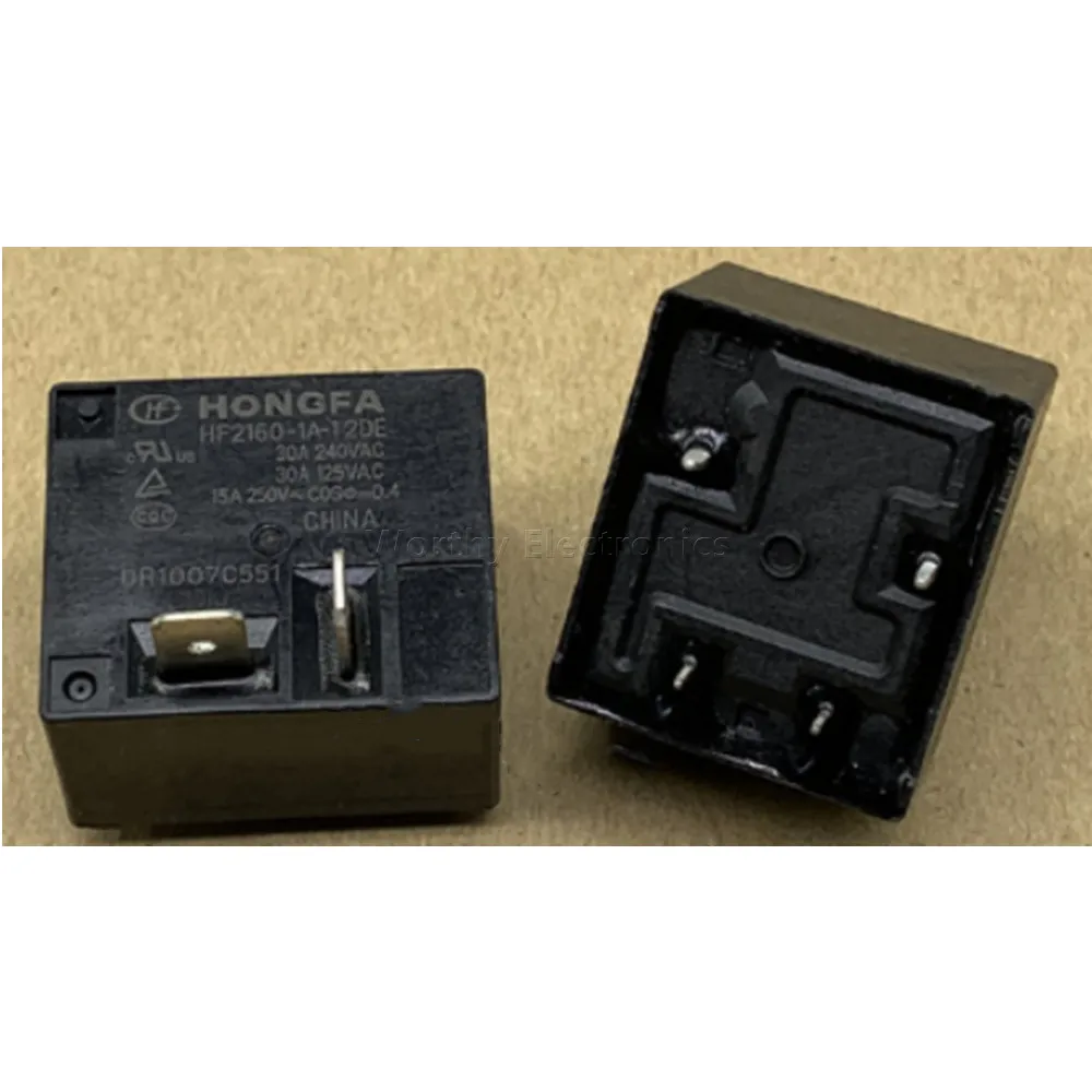 

Реле 10 шт./лот HF2160-1A-12DE 30A 12VDC 4PIN Бесплатная доставка