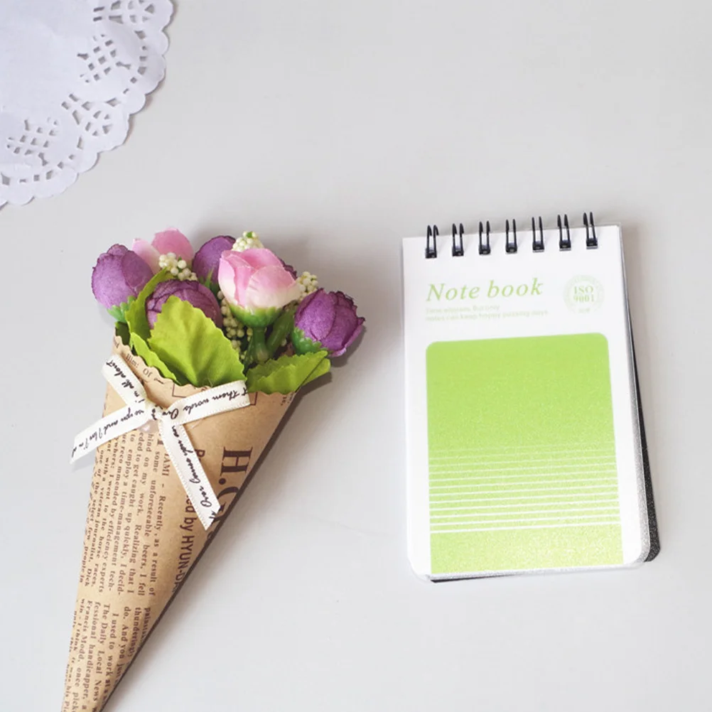 

Notepad Notebook Notebooks Decorative Planning Pads Small Groceries Spiral Iron Multi-use Memo Student