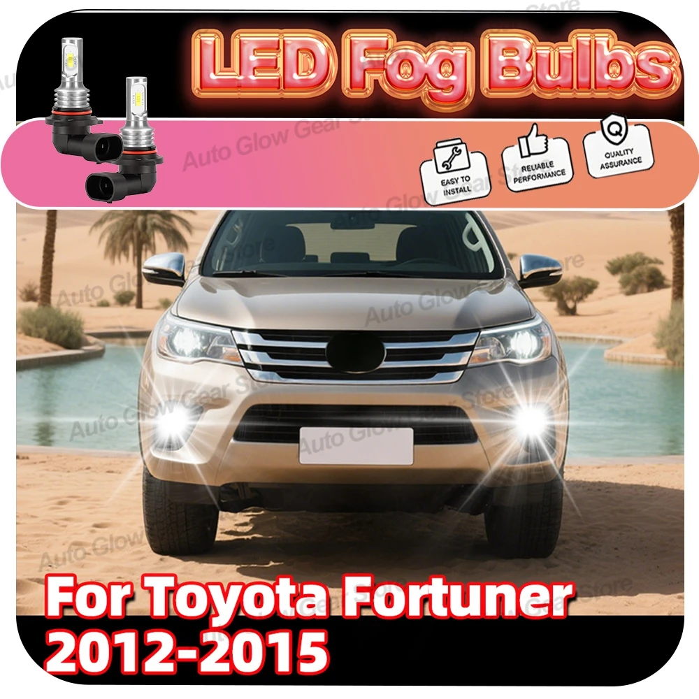 

2 шт. для Toyota Fortuner 2012 2013 2014 2015 противотуманная фара 6000K CSP 3570 беспроводные светодиодные автомобильные противотуманные фары Canbus