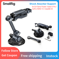 SmallRig Shock Absorber Support with 4-inch Suction Cup for DJI Osmo Pocket / Action 5 Pro /GoPro HERO 13 / Insta360 X4 -5123