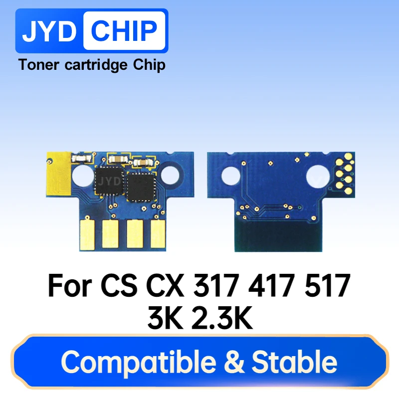 CS317dn Chip Toner Reset for Lexmark CS317 CX317 CS417 CX417 CS517 CX517 CS417de CX517de CS310 Cartridge Chips 71B20K0 71B50K0