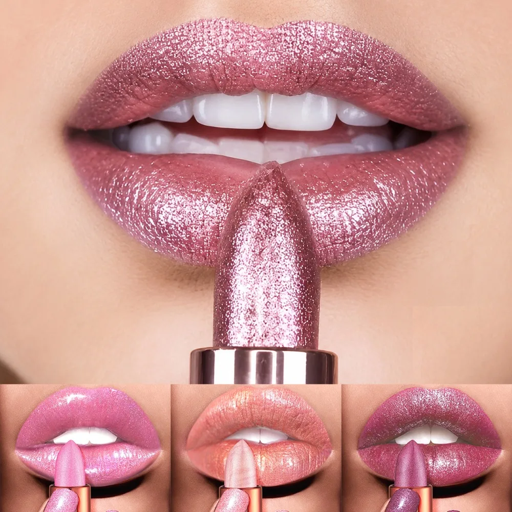 Rose Smoke Powder, Bright Starry Sky, Glossy Velvet Texture, Durable, Make Your Lips Shiny, Waterproof, Anti-fouling.lipstick