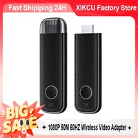 XIKCU 5G Wireless HDMI Extender Display Dongle Transmitter And Receiver Kit Home Audio Video TV Stick Full HD Mini Projector