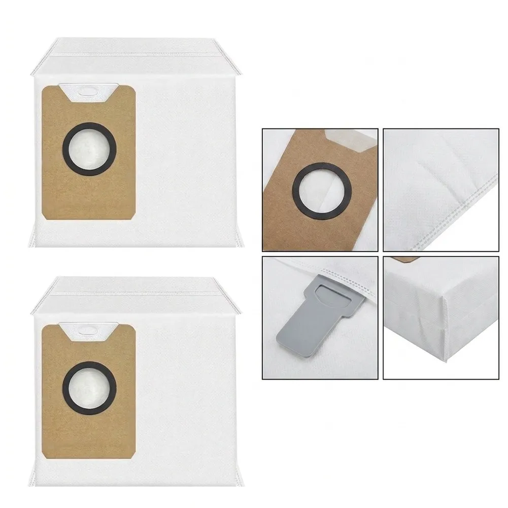 Disposable Vacuum Dust Bags For 3i P10 Ultra And S10 Ultra Robot Cleaners, High-Efficiency Filtration With Meltblown Fabric