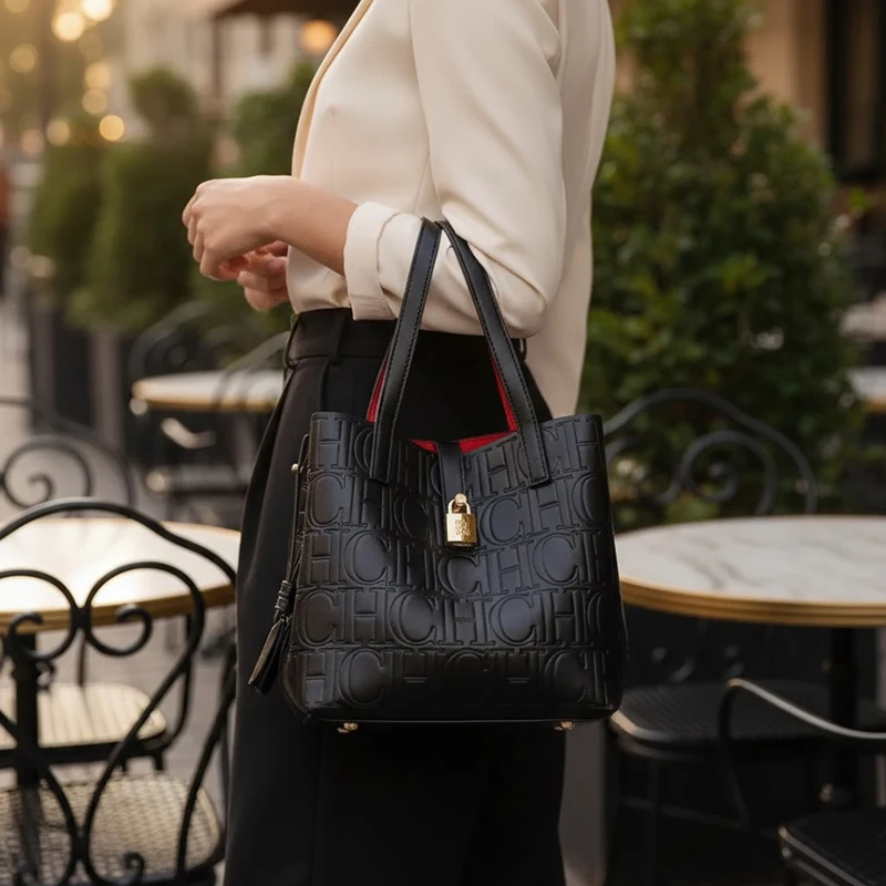 

Женская сумка-ведро большой емкости с буквенным элементом, женская сумка, классические модные сумки, роскошный бренд, темперамент