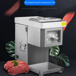 Home-appliance Commercial Electric Meat Slicer Grinder Vegetable Cutter Shred Machine 850W Home Automatic Food Chopper Chipper