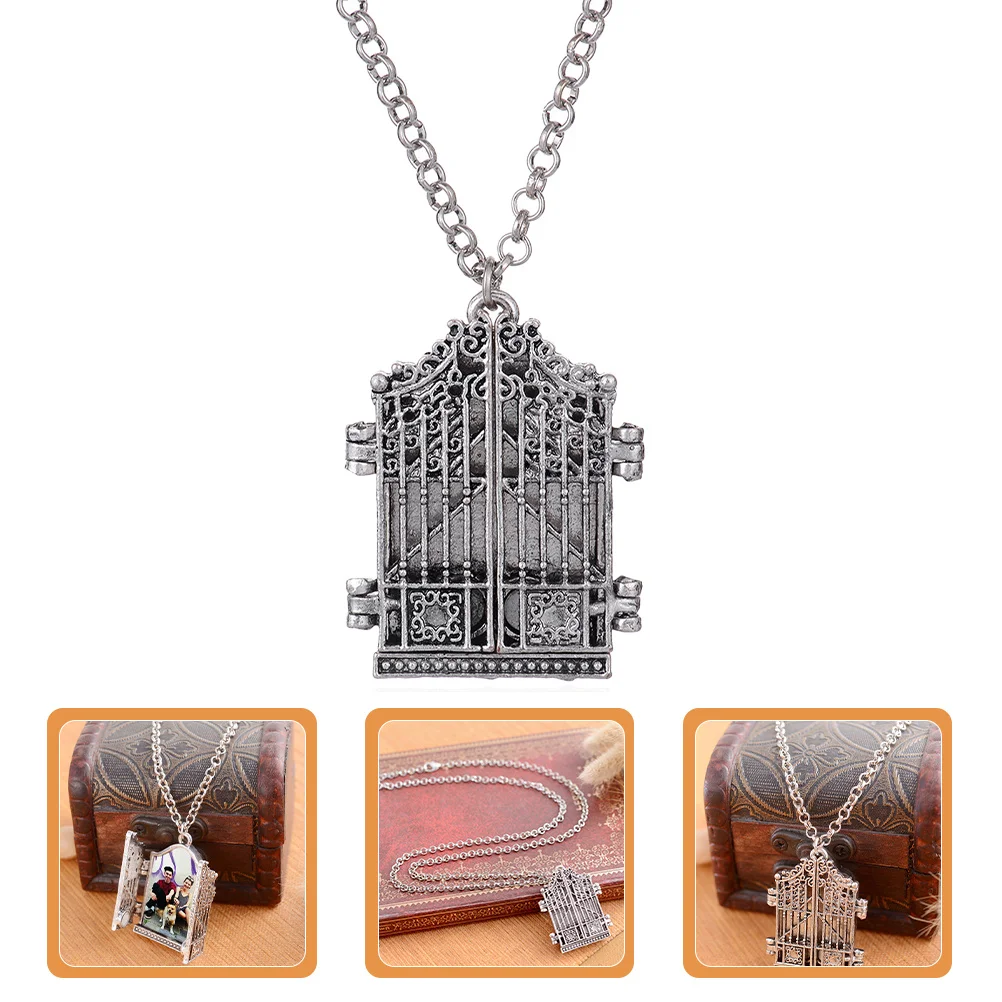 

Picture Frame Necklace Vintage Photo Pendant Necklace for Women Men Customized Jewelry Gift Wedding Ceremony Graduation