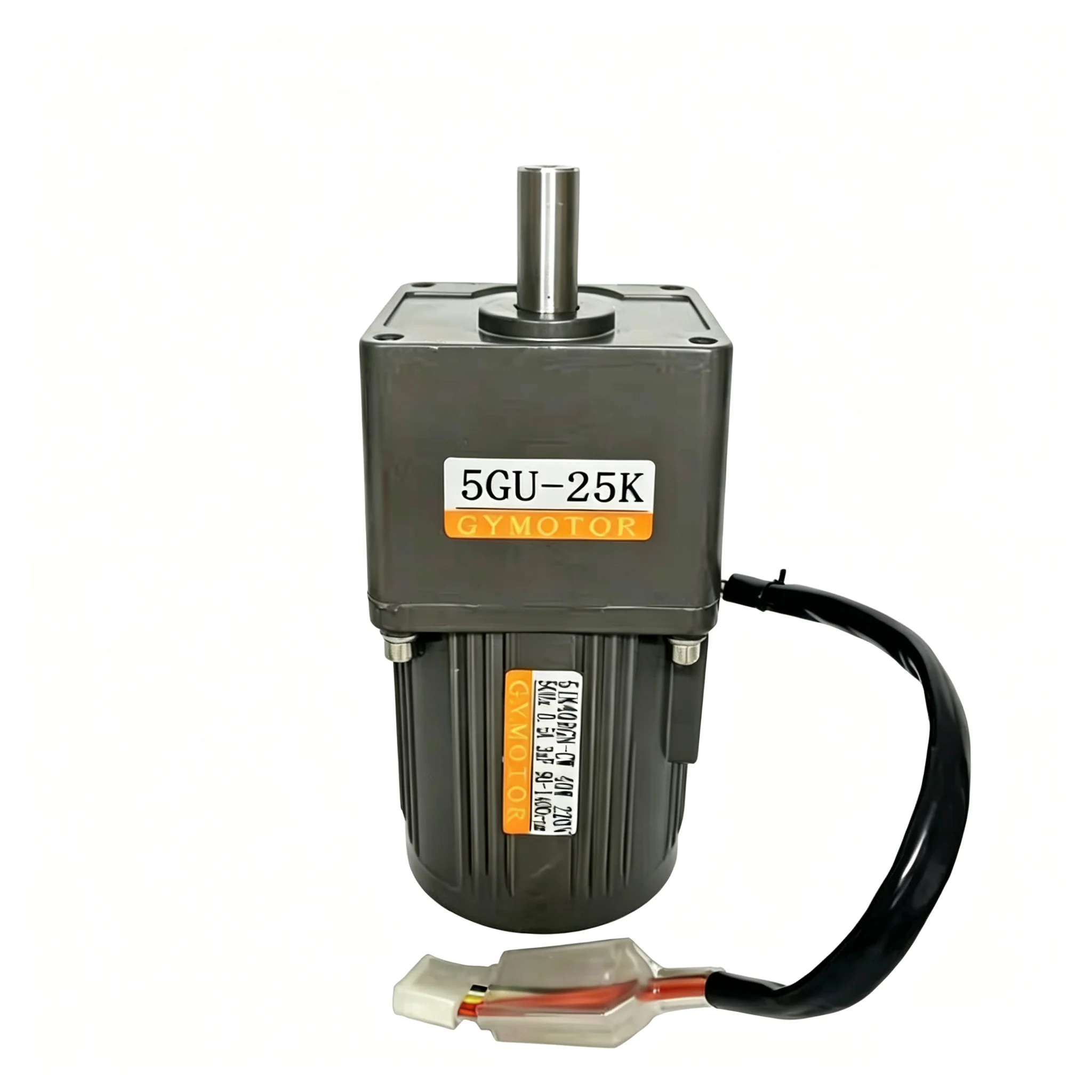 40W AC 220V Single Phase Shaft Diameter 15mm Variabale Speed Gear Motor 5GU Gearbox Adjustable Speed AC Motor