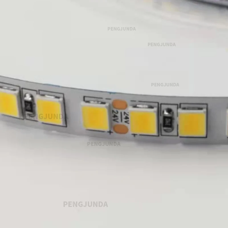 Imagem -05 - Led Strip Light 5m 120leds m Impermeável Branco Quente 600 Led Faixa Flexível Fita Led Mais Brilhante 5050 5630 dc 12v 24v 5054