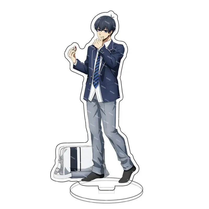 أنيمي الشكل حامل نموذج Isagi Yoichi Bachira Meguru ناجي Seishiro الاكريليك لعبة مجسمة عيد ميلاد الجدول الديكور هدية الكريسماس #3