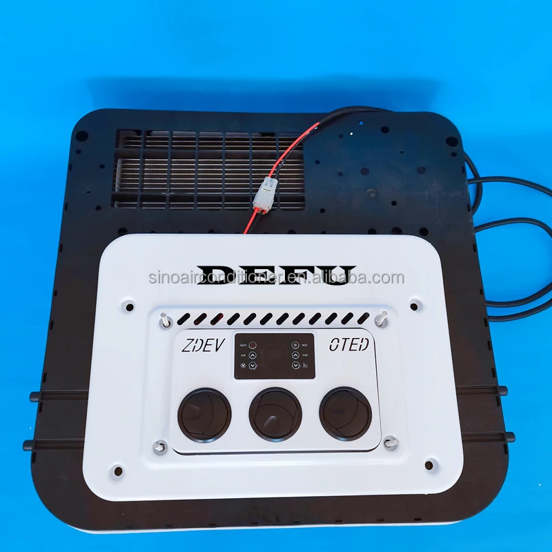 شاحنة المقصورة سقف شنت الكهربائية تيار مستمر 12 فولت 24 فولت على السطح تكييف الهواء وقوف السيارات مكيف الهواء للشاحنة #2