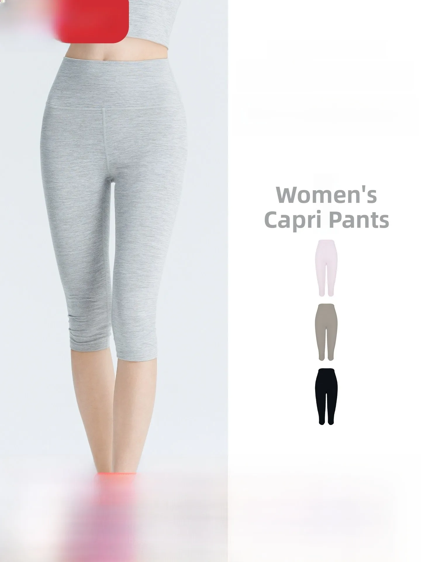High Waist Seven-Foot Yoga Pants Women's Tight Fitness Training Pants Running Outerwear Breathable Moisture Wicking