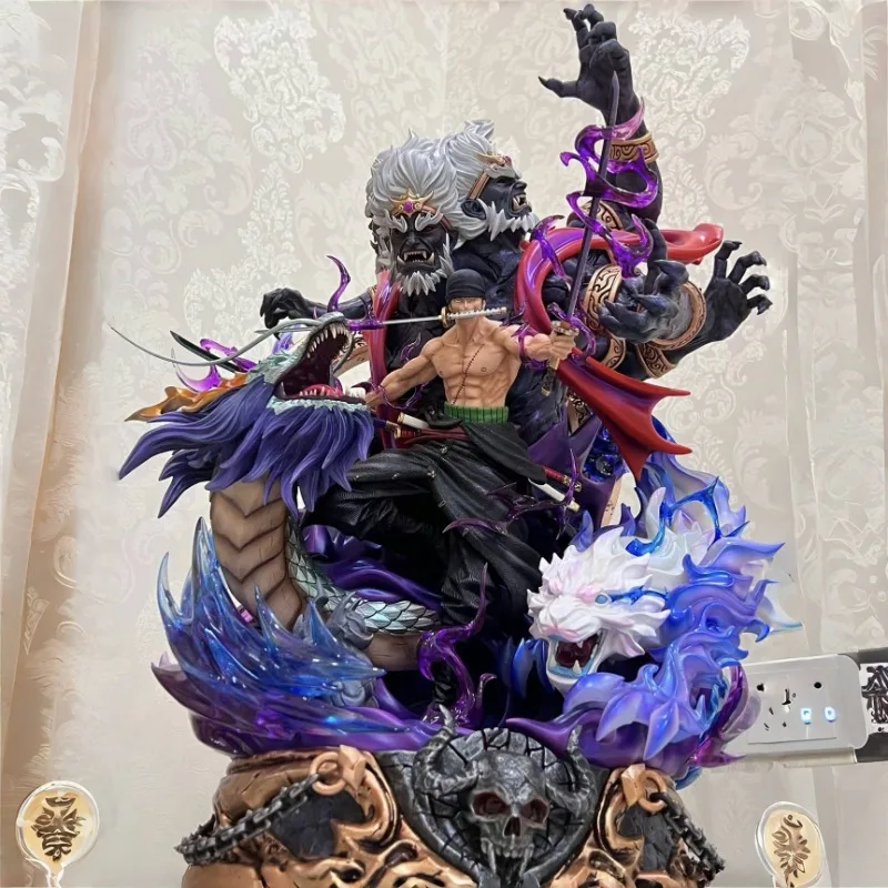 One Piece Roronoa Zoro Boy Neue Cartoon Anime Peripherie Charakter Statue Sammlung Figur Modell Ornament Spielzeug Geburtstag Geschenk