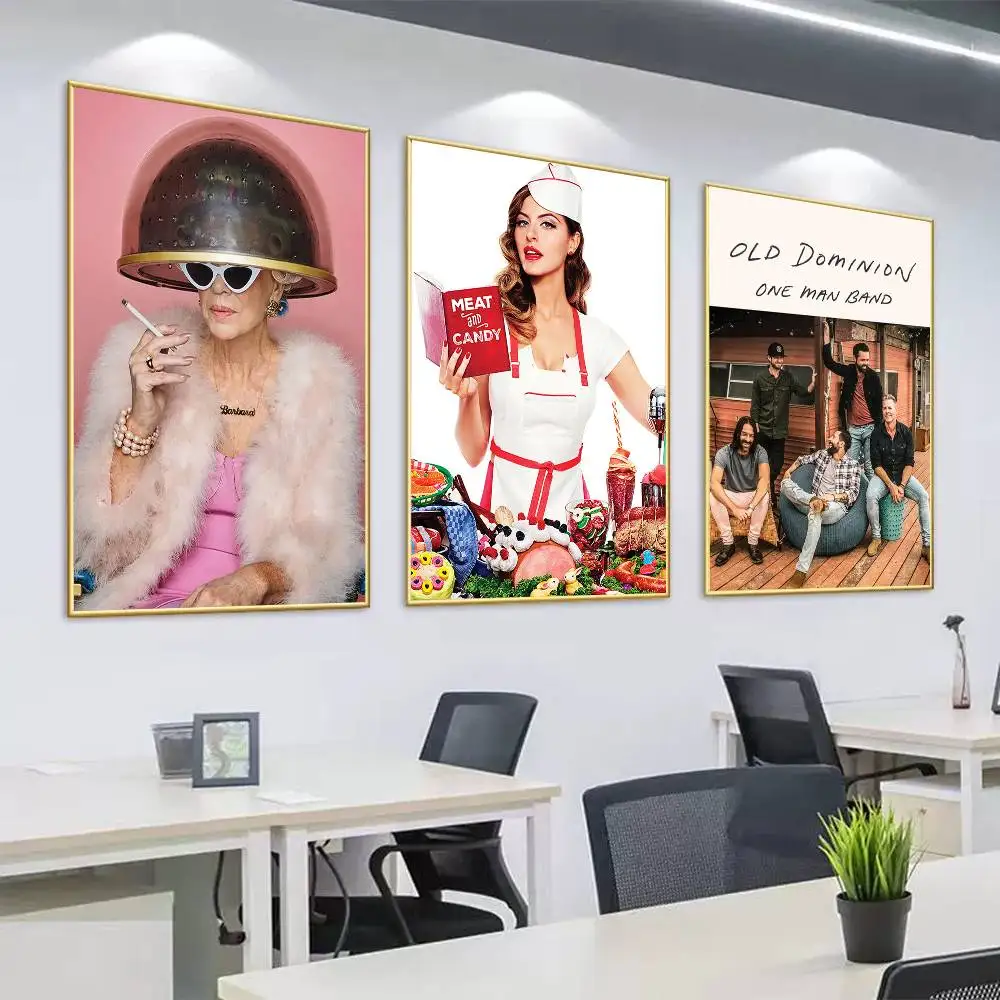 Band Old Dominion Barbara Poster Wall Prints for Living Room Bedroom Office Home Decoration Gift
