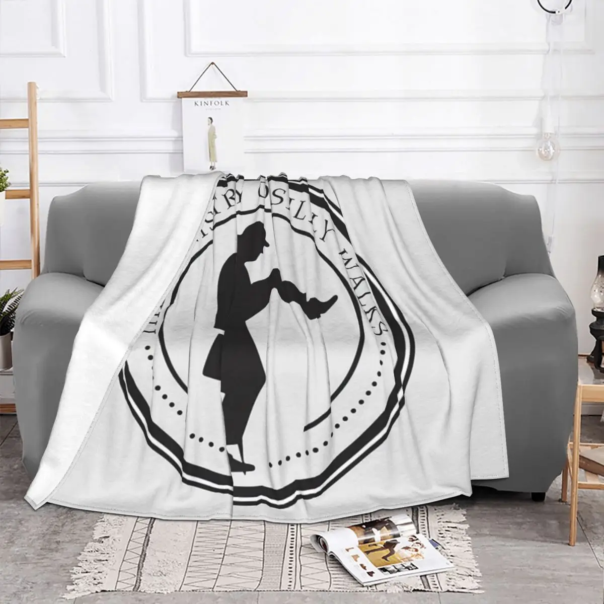 Silly Walks Four Seasons Universal Blanket Campsites Can Be Covered Halloween Gifts