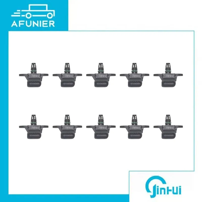 10Pcs Pressure Sensor For Vw Gti Golf Beetle 2.5L A4 A5 A6 OE No.:0 0261230095,03C906051,03C906051F,03C906051E