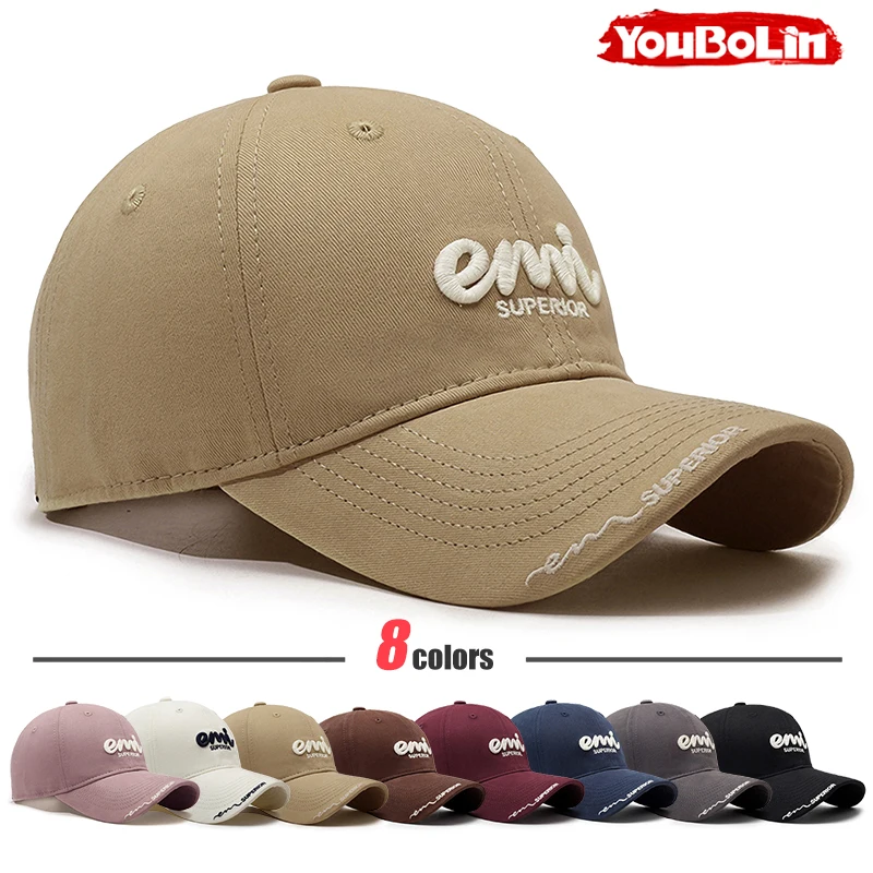

New large head circumference brushed embroidery 3D letters baseball cap soft and comfortable versatile duckbill cap