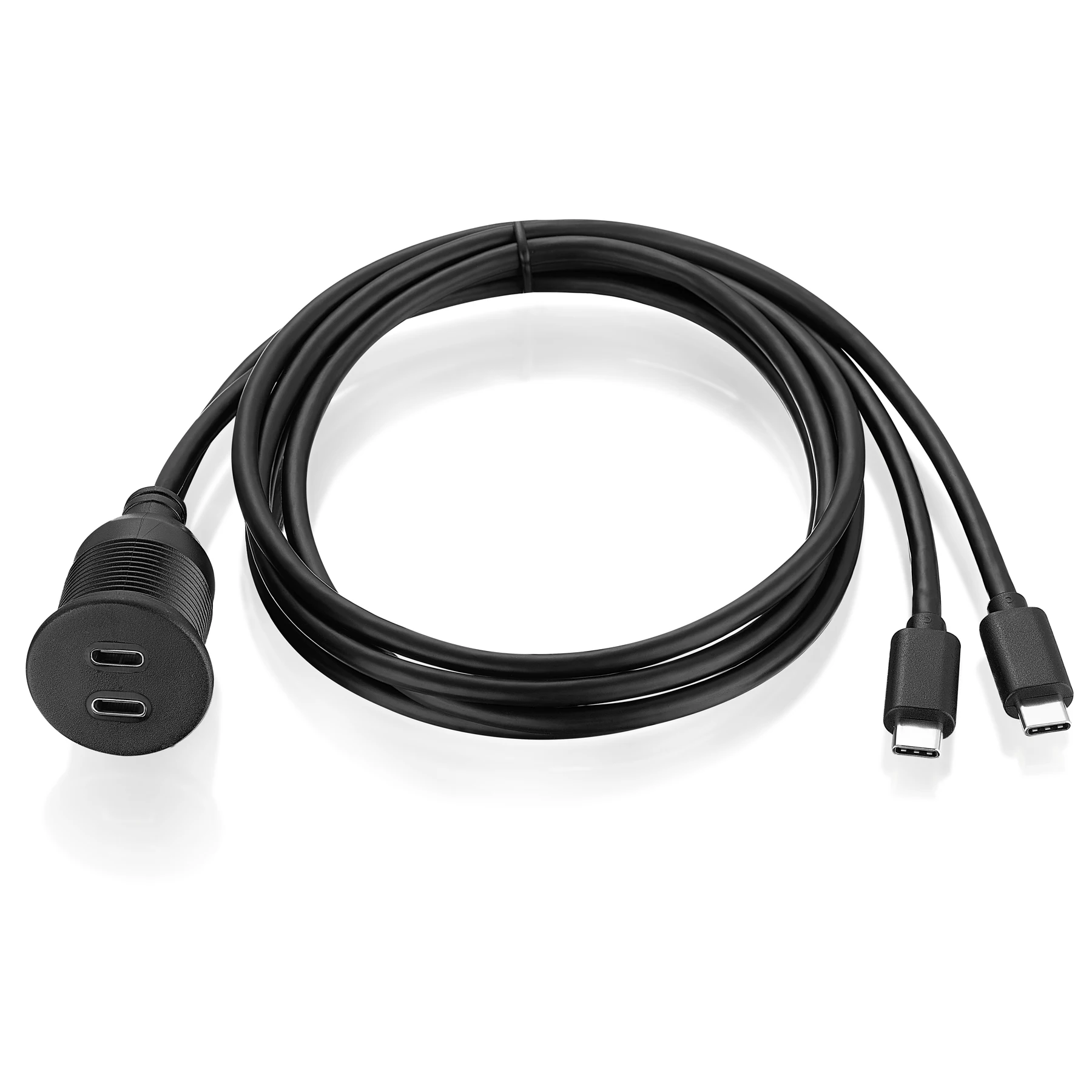 Bochara Dual Type C ชายประเภท C หญิงสาย Flush Mount สําหรับรถบรรทุกเรือรถจักรยานยนต์