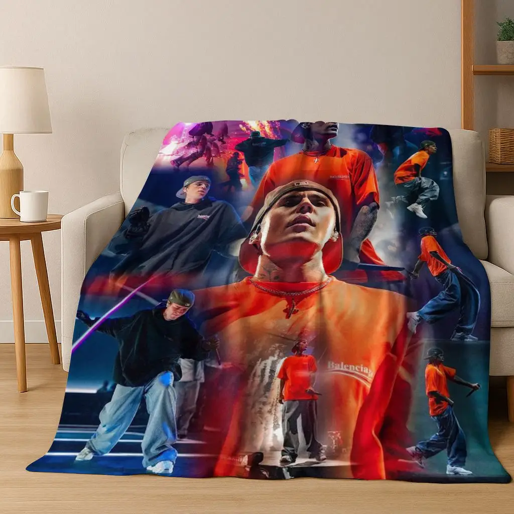 

26 Style Justin Bieber JJ Superstar Singer Flannel Blanket,Warm and Cozy Soft Throw Blanket for Home Bedroom Bed Sofa Cover Kid
