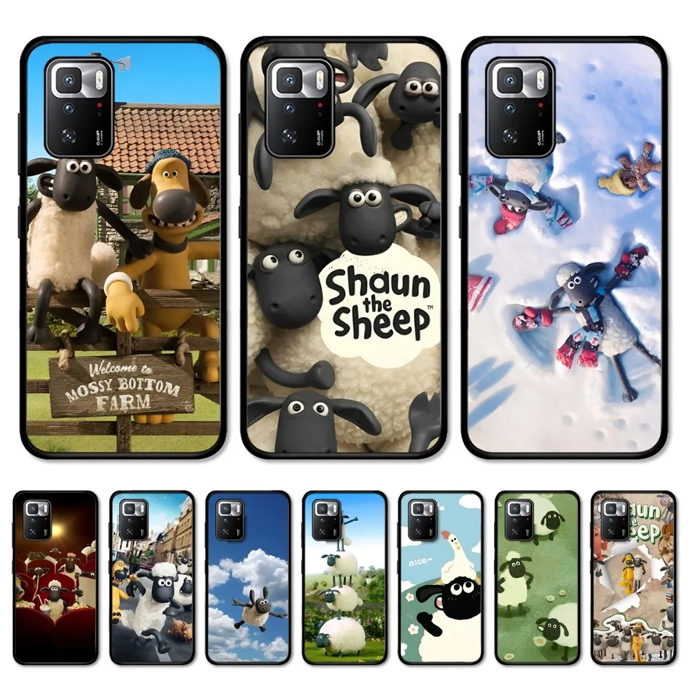 Shaun The Sheep Phone Case For Redmi Note 4 X 5 A 6 7 8 T 9 9S 10 11 11S 11Epro Poco M3 Pro