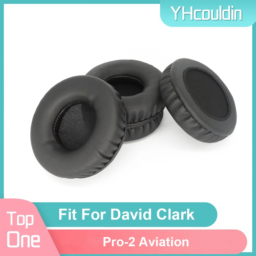 Earpads For David Clark Pro-2 Aviation Headphone Earcushions PU Soft Pads Foam Ear Pads Black