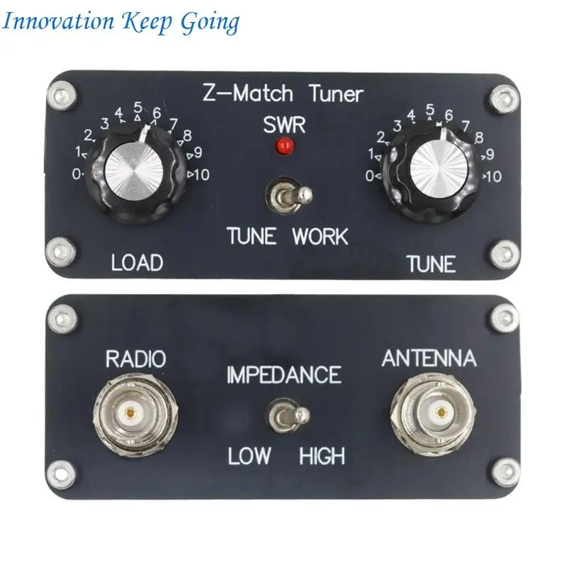 E65C Efficient Manual Antennas Tuner for 40m To 10m Ladder Line Applications Amateur Radio Enthusiasts and Shortwave Users