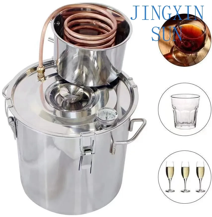 10L Small Essential Oil Extractor Distillation Machine for Essential Oil Extraction Distiller Equipment for Aromatherapy DIY