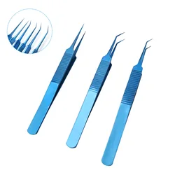 Titanium Hair Transplant Implanter Electronic Forceps Fue Hair Transplant Tweezer Tweezers Straight/Angle Forceps