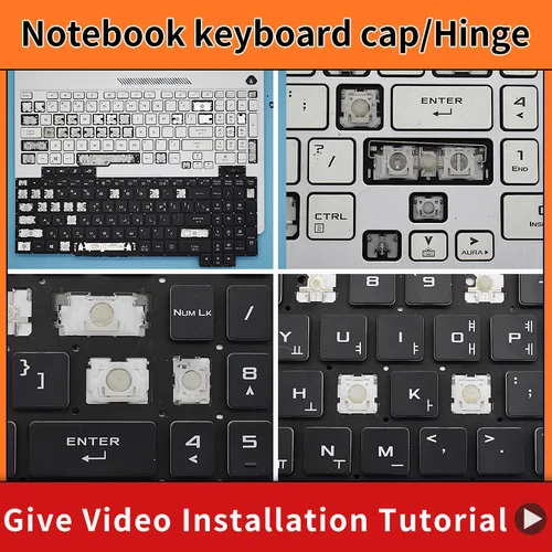Bisagra de tapa de tecla de repuesto para teclado TUF Gaming, F15, FX506, FA506, FA506Q, FX506H, FX506LI, FX506LH, F17, FX706, FA706, FX706LI