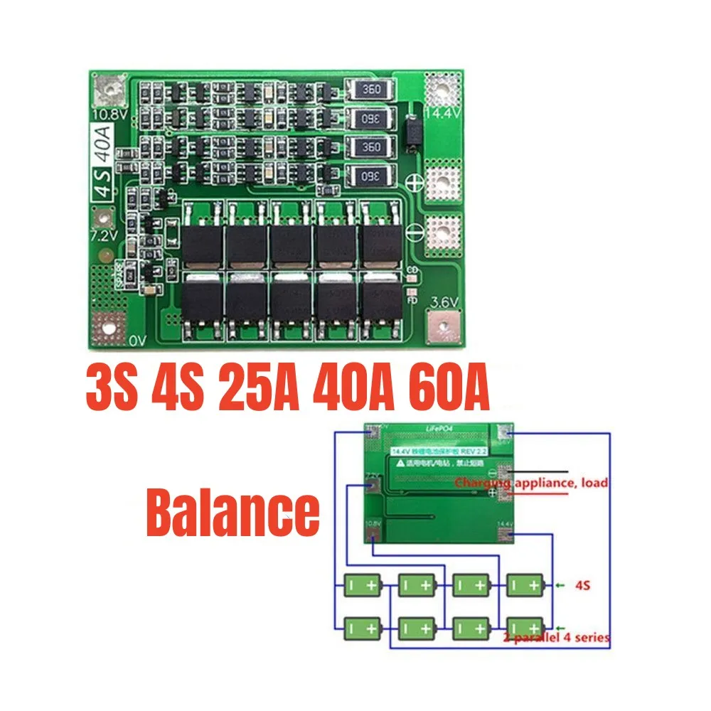 3S 4S 40A 60A Li-Io…