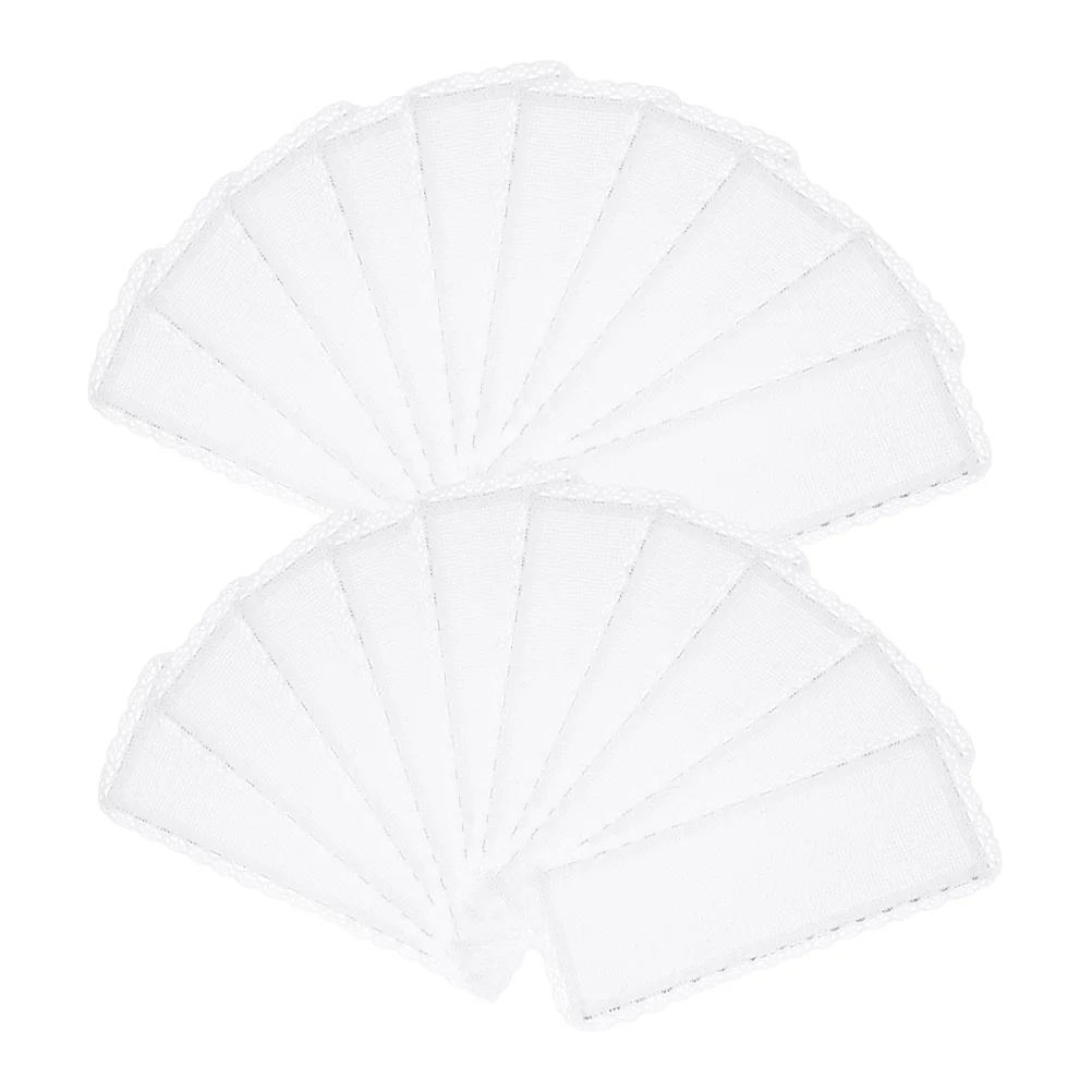 20 قطعة DIY بها بنفسك عبر غرزة الإشارات المرجعية نسيج فارغ الخياطة الحرف المرجعية السائبة لعشاق التطريز وعشاق الحرف اليدوية