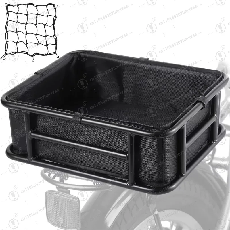 Il cestino posteriore della bicicletta può essere utilizzato per il trasporto di animali da picnic, lo shopping o il trasporto di merci.