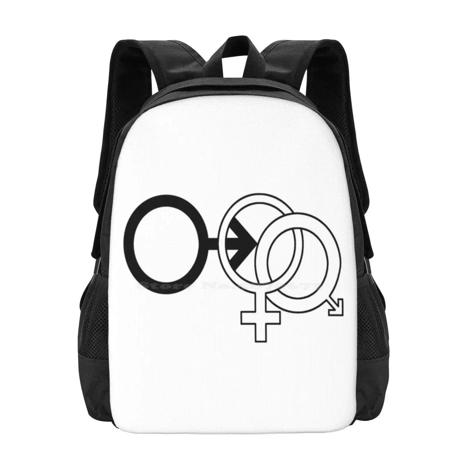 

Cuckold Lifestyle Symbol (White) Hot Sale Schoolbag Backpack Fashion Bags Hotwife Queen Of Spades Cuckqueen Bull Hot Wife