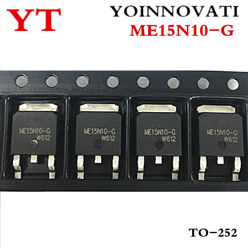 10 unids/lote ME15N10-G ME15N10 15N10 TO-252 IC de la mejor calidad