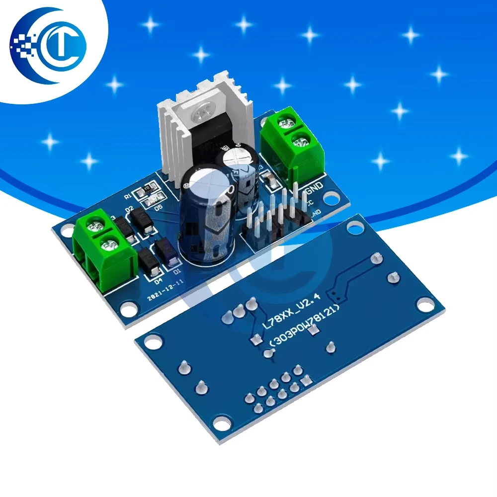 1PC L7812 Voltage Regulator: 12V 1.5A Stable Step-Down with Integrated Filter, Rectifier & Clean Power