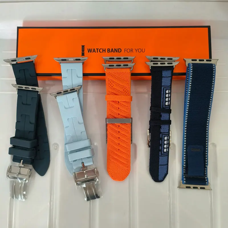 Kilim Single Tour Silicone Strap For Apple Watch Band Ultra 4 49mm Se 12 11 46mm 42mm 44/45mm Bracelet iWatch 9 8 7 38/40/41mm