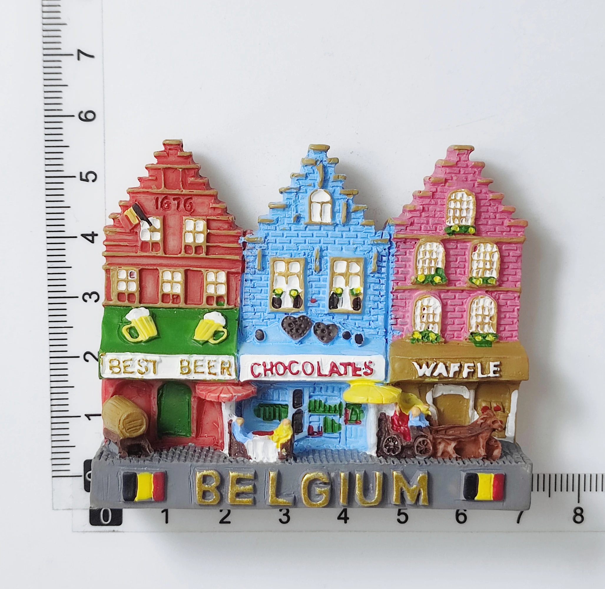 3D Belgium Fridge Magnet Gift Souvenir Resin Refrigerator Magnetic Sticker Collection Home Decoration