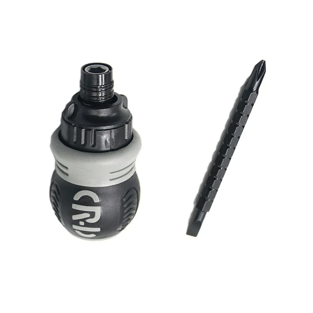 

2 In 1 Ratchet Screwdriver Screwdriver As Picture Show 2-in-1 Screwdriver Double Head Design Ratchet Mechanism